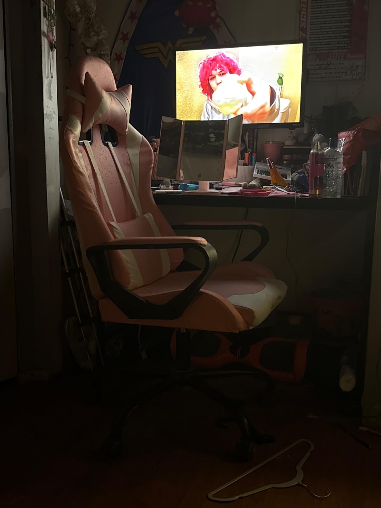 Gaming Chair, High-Back Ergonomic Home Office Chairs for Kids, White customer photo 1