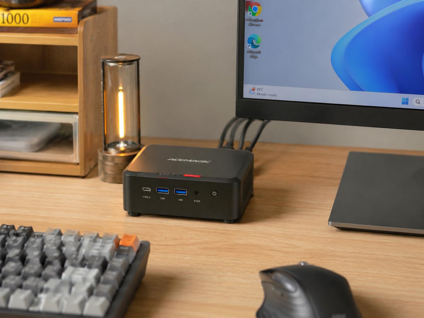 ACEMAGIC K1 Gaming Mini PC Ryzen 7 7730U 16GB 512GB SSD Windows 11 Pro customer photo 1