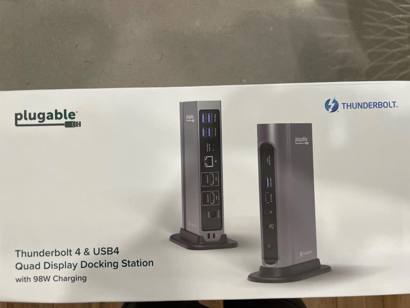 Plugable 16-in-1 Thunderbolt 4 Dock – Dual 4K Monitors for M4/M5 MacBook Air/Pro, 100W Charging, 2X HDMI, 2X DisplayPort, 2.5G Ethernet, 7X USB, MicroSD/SD Card Reader, Windows & USB4 Compatible customer photo 1