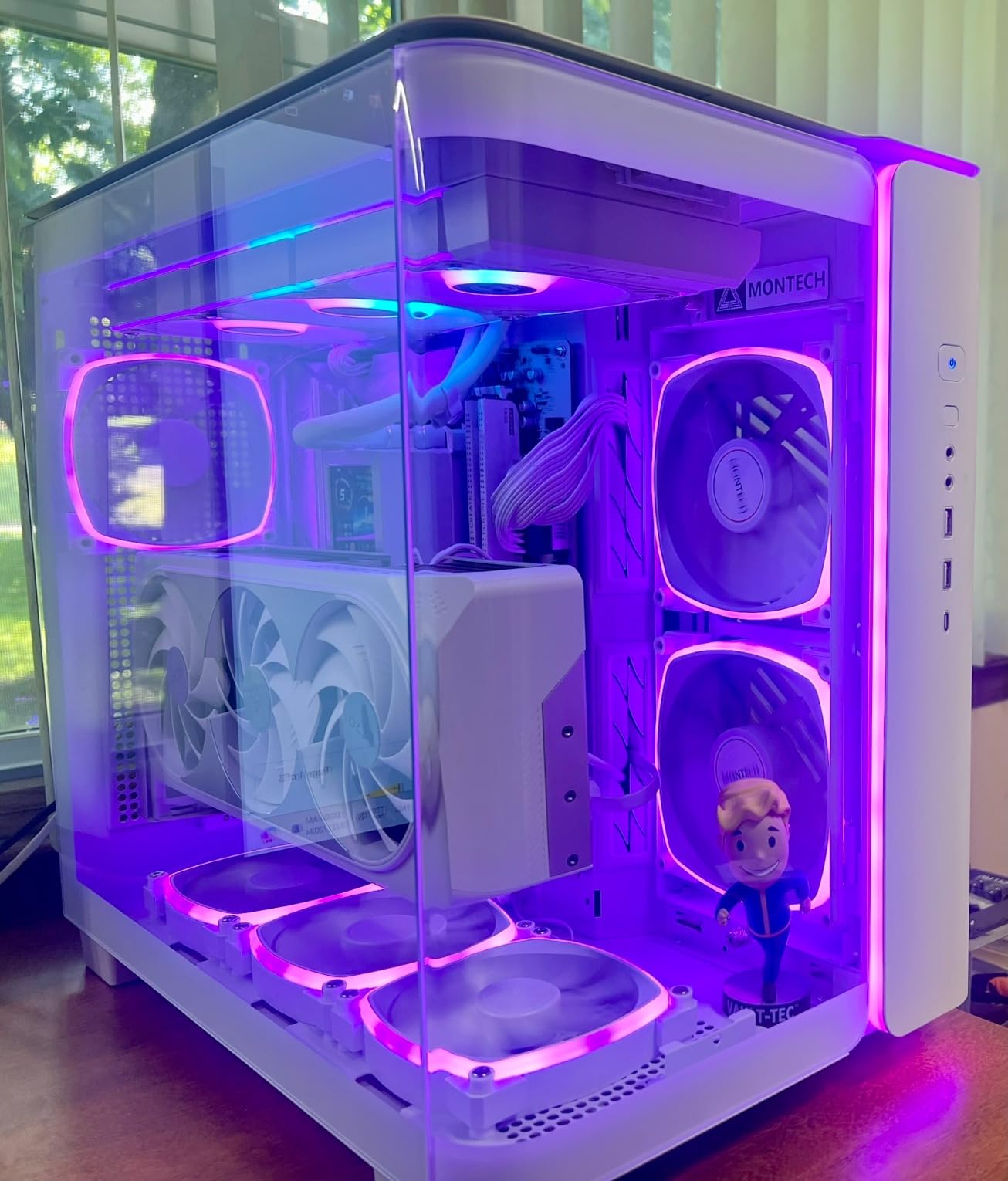 Vetroo 1000W White Power Supply, ATX 3.1 Ready & Dual PCIe 5.1 customer photo 2