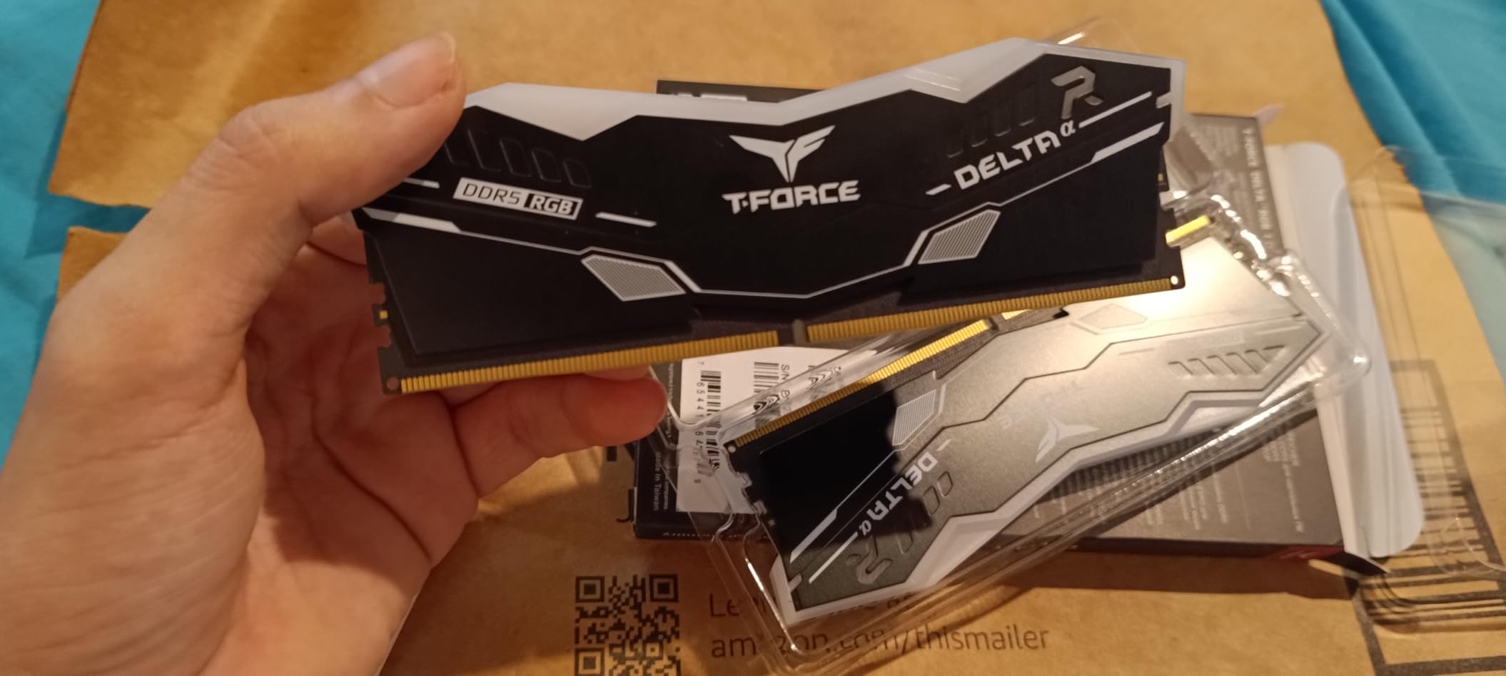 TEAMGROUP T-Force Delta Alpha RGB DDR5 Ram 32GB Kit (2x16GB) 6000MHz (PC5-48000) CL38 Intel XMP 3.0 & AMD Expo Compatible Desktop Memory Module Ram Black FF7D532G6000HC38ADC01 customer photo 1