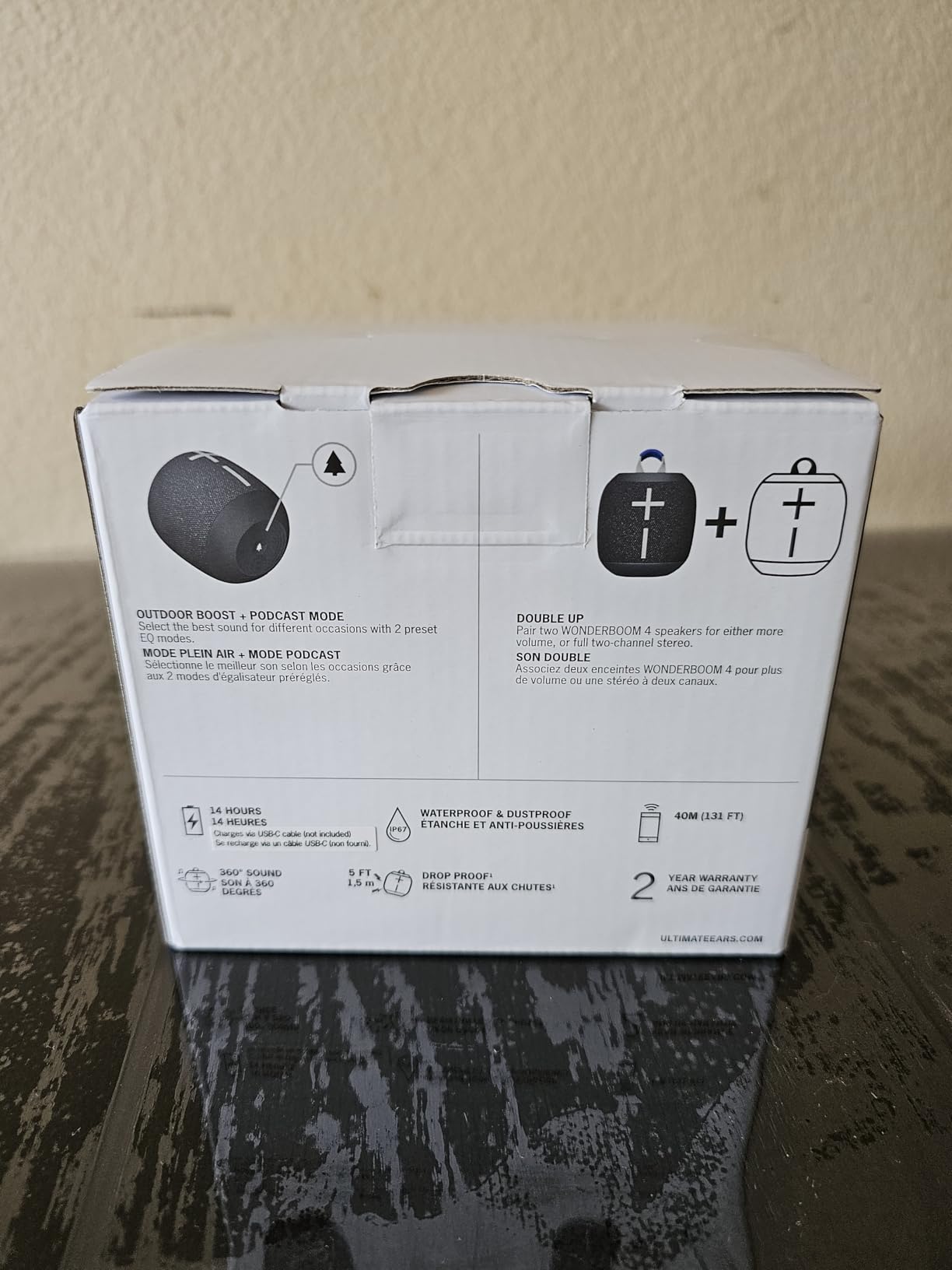 Ultimate Ears WONDERBOOM 4 Portable Waterproof Speaker - Black customer photo 2
