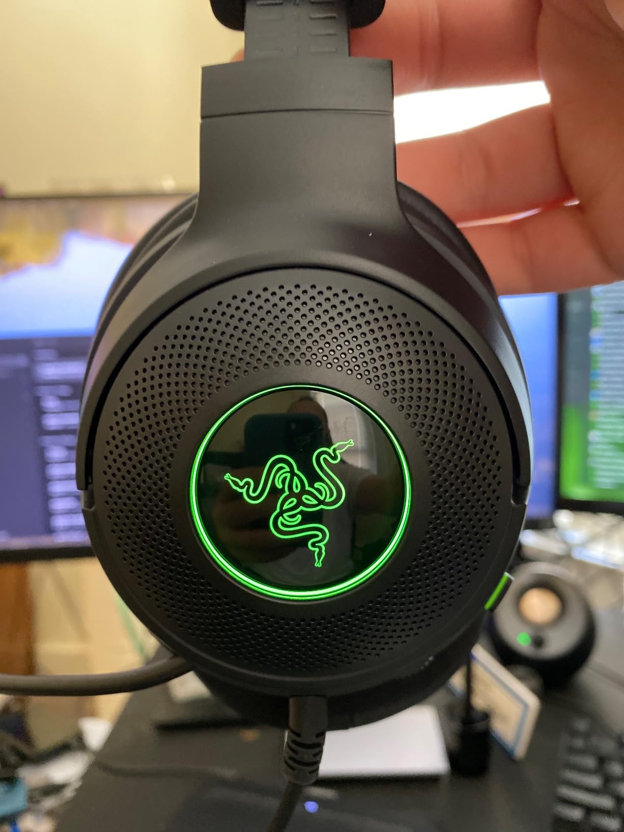 Razer Kraken V3 X Wired USB Gaming Headset, Lightweight, Black customer photo 2