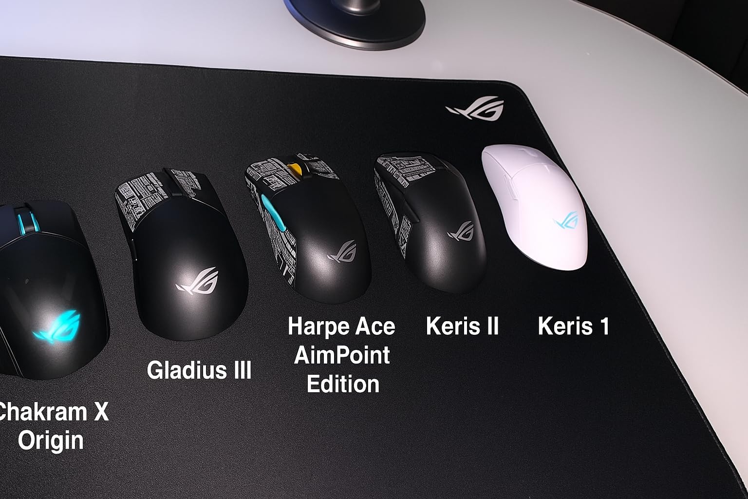 ASUS ROG Harpe Ace Aim Lab Wireless Esports Gaming Mouse – Aim Lab Settings Optimizer, Pro-Tested, Right-Handed, 54g Lightweight, Tri-Mode Connectivity, 36K DPI, 90Hr Battery, PC/Mac Support - Black customer photo 1