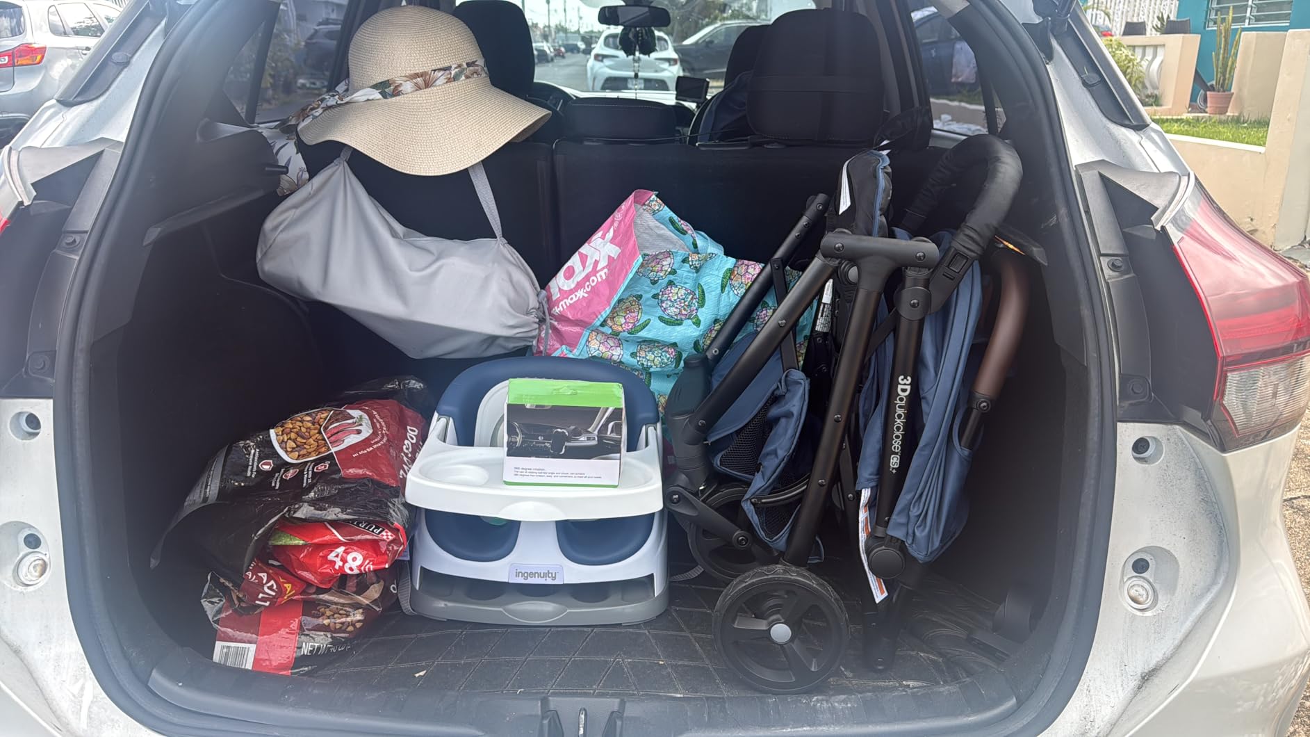 Ingenuity 3Dquickclose CS+ Compact Fold Stroller – Lightweight Stroller with Oversized Canopy, Extra-Large Storage and Compact Fold, Gray customer photo 1