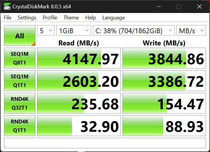 Micron 2TB 2400 M.2 2230 NVMe PCIe 4.0x4 SSD MTFDKBK2T0QFM-1BD1AABYYR customer photo 1