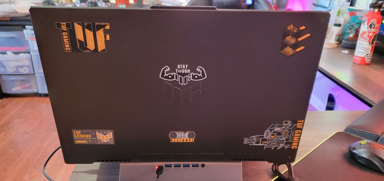 ASUS TUF Gaming A17 (2023) Gaming Laptop, 17.3†FHD 144Hz Display, GeForce RTX 4050, AMD Ryzen 7 7735HS, 16GB DDR5, 1TB PCIe 4.0 SSD, Wi-Fi 6, Windows 11, FA707NU-DS74,Mecha Gray customer photo 2