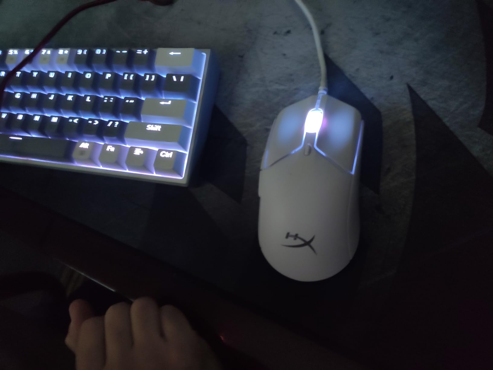 HyperX Pulsefire Haste 2 – Wired Gaming Mouse- Ultra Lightweight, 53g, 8000Hz Polling Rate, Precision Sensor, Hyperflex 2 Cable, Plug and Play – Black customer photo 2