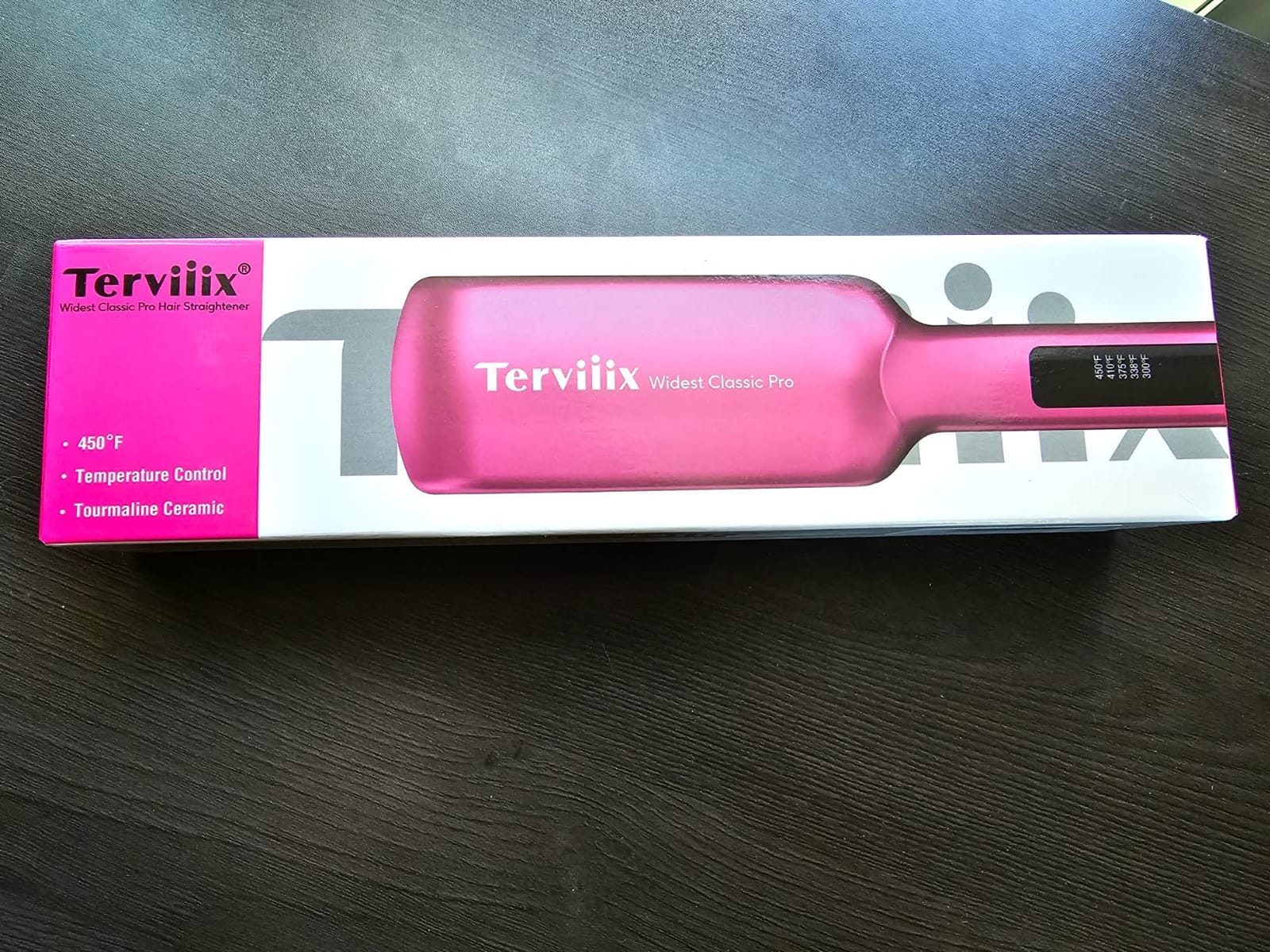 Terviiix 2 Inch Extra Wide Flat Iron Hair Straightener, Ceramic Tourmaline customer photo 1