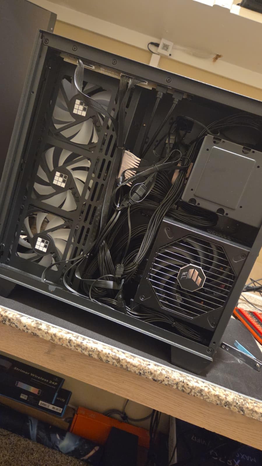 ASUS TUF Gaming 1000W Gold (1000 Watt, ATX 3.1 Compatible Fully Modular Power Supply, 80+ Gold Certified, Military-Grade Components, Dual Ball Bearing, Axial-tech Fan, PCB Coating, 10 Year Warranty) customer photo 2