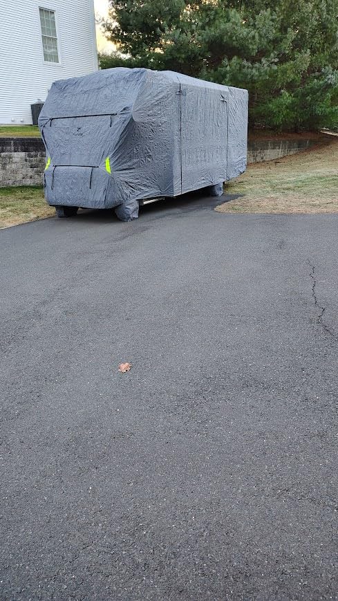 Fonzier RV Cover, Heavy Duty 9 Layers Travel Trailer Cover, 15-18FT customer photo 1