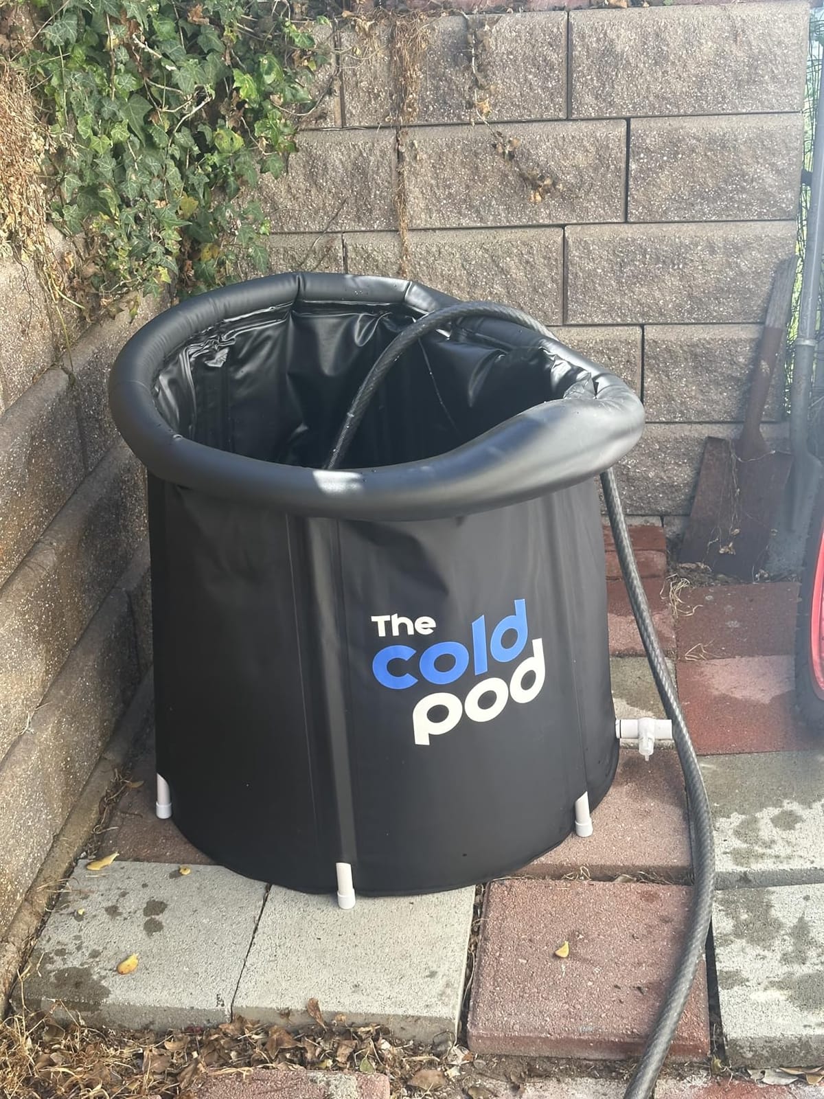 The Cold Pod Ice Bath Tub for Athletes XL: Cold Plunge Tub Outdoor with Cover,116 Gallons Portable Ice Bath Cold Water Therapy Plunge Pool,Large Ice Tub for Cold Dippers at Home customer photo 2