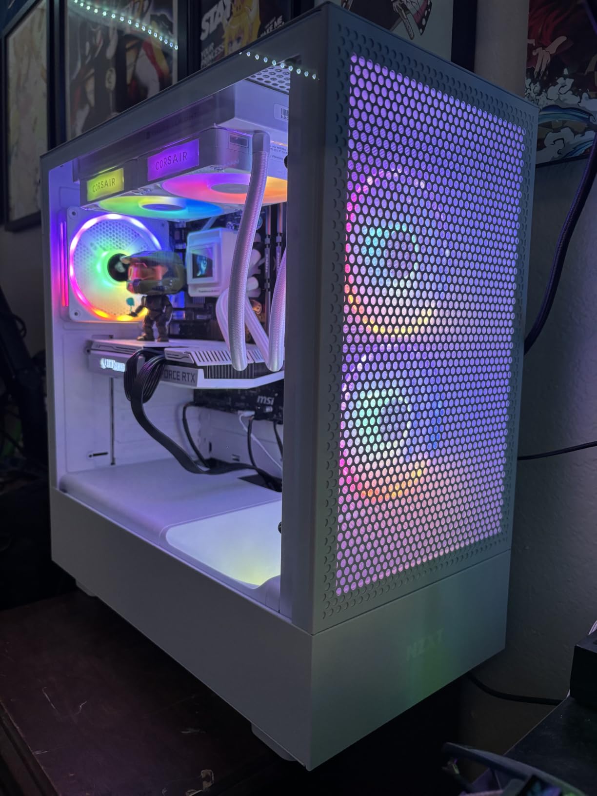 Corsair iCUE Link QX140 RGB 140mm Magnetic Dome RGB Single Fan - Black customer photo 1