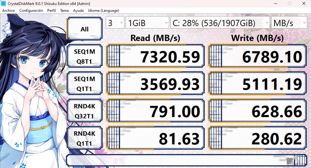 MOVE SPEED HB7450 2TB SSD for PS5 with Heatsink TLC NAND, PCIe 4.0 NVMe M.2 Internal Solid State Drive - Up to 7450MB/s, 3D Storage Expansion Compatible with PS5, Desktops and Laptops customer photo 1