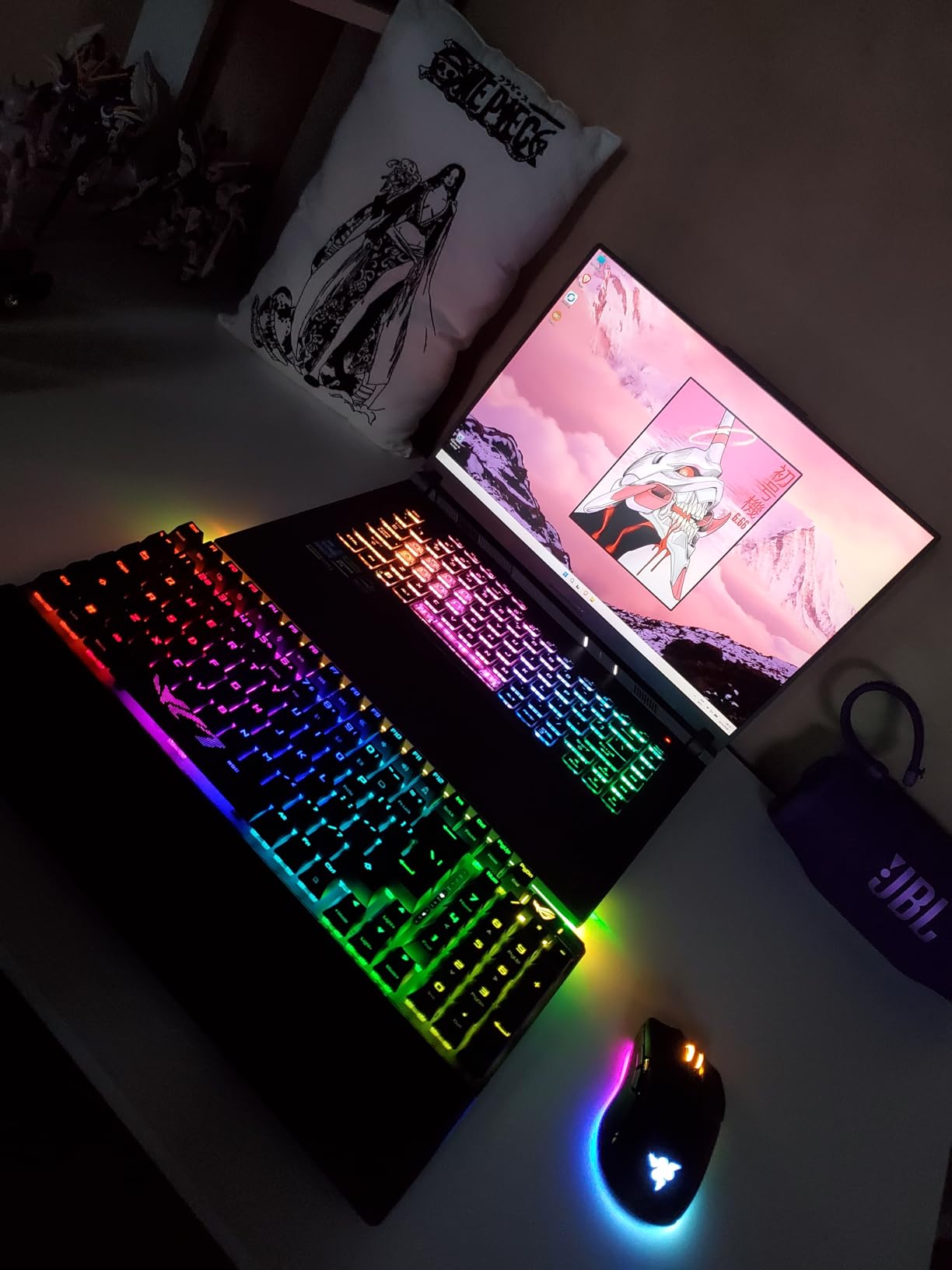 ASUS ROG Strix Scope II 96 Wireless Mechanical Gaming Keyboard – 96% Full-Size, Tri-Mode Connectivity, Hot Swappable Pre-lubed ROG NX Snow Linear Switches, PBT Keycaps, RGB, PC/Mac Support-Black customer photo 1