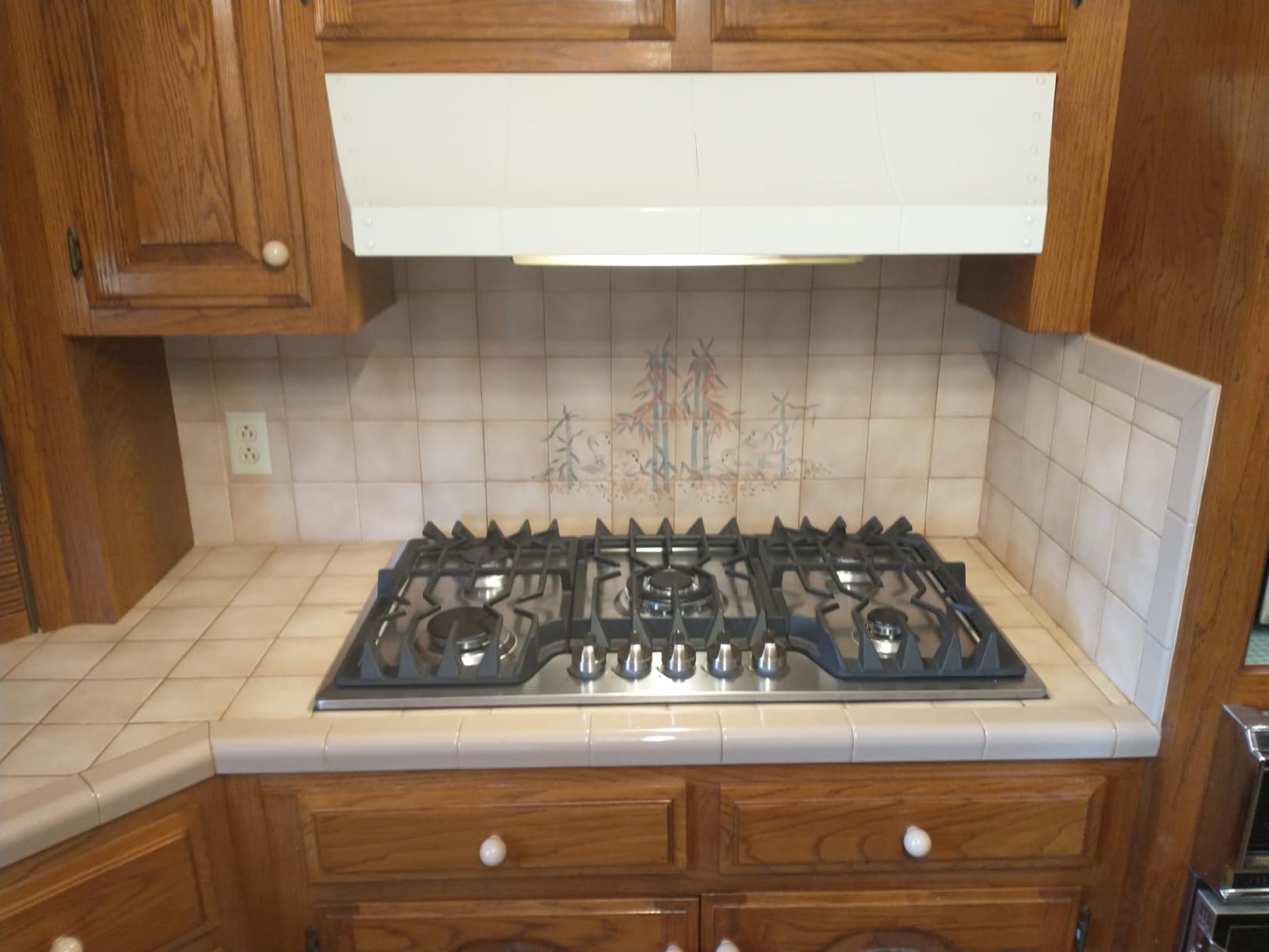 TOPWISH 36 Inch Gas Cooktop, Propane Stove Top with 5 ITALY SABAF Burners customer photo 2