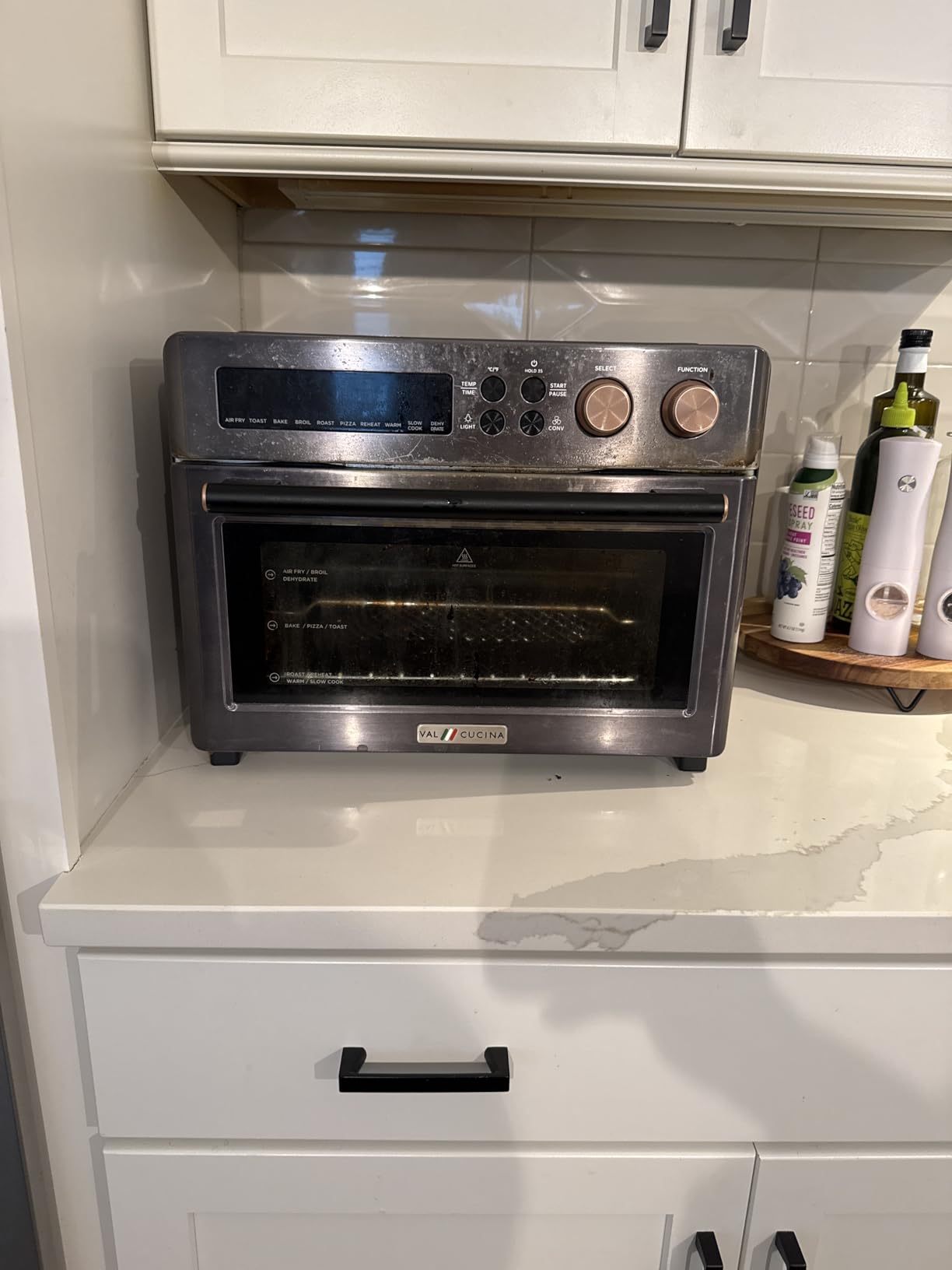 VAL CUCINA 26.3 QT Infrared Air Fryer Toaster Oven Combo, 10-in-1 customer photo 2
