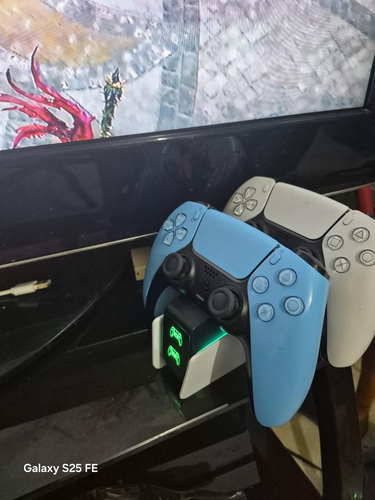PS5 Controller Charger Station for PlayStation 5 Controllers Dual Stand Charger Dock, PS5 Controller Charging Station Accessories(M) customer photo 1