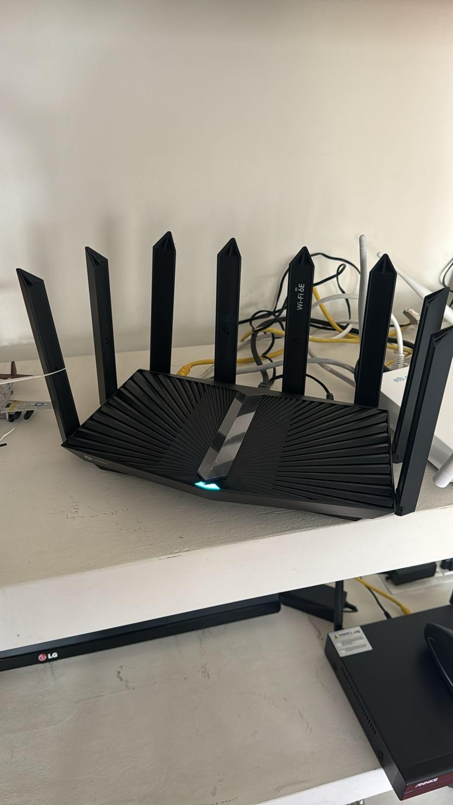TP-Link - Archer AXE7800 Tri-Band Wi-Fi 6E Router - Black (Renewed) customer photo 1