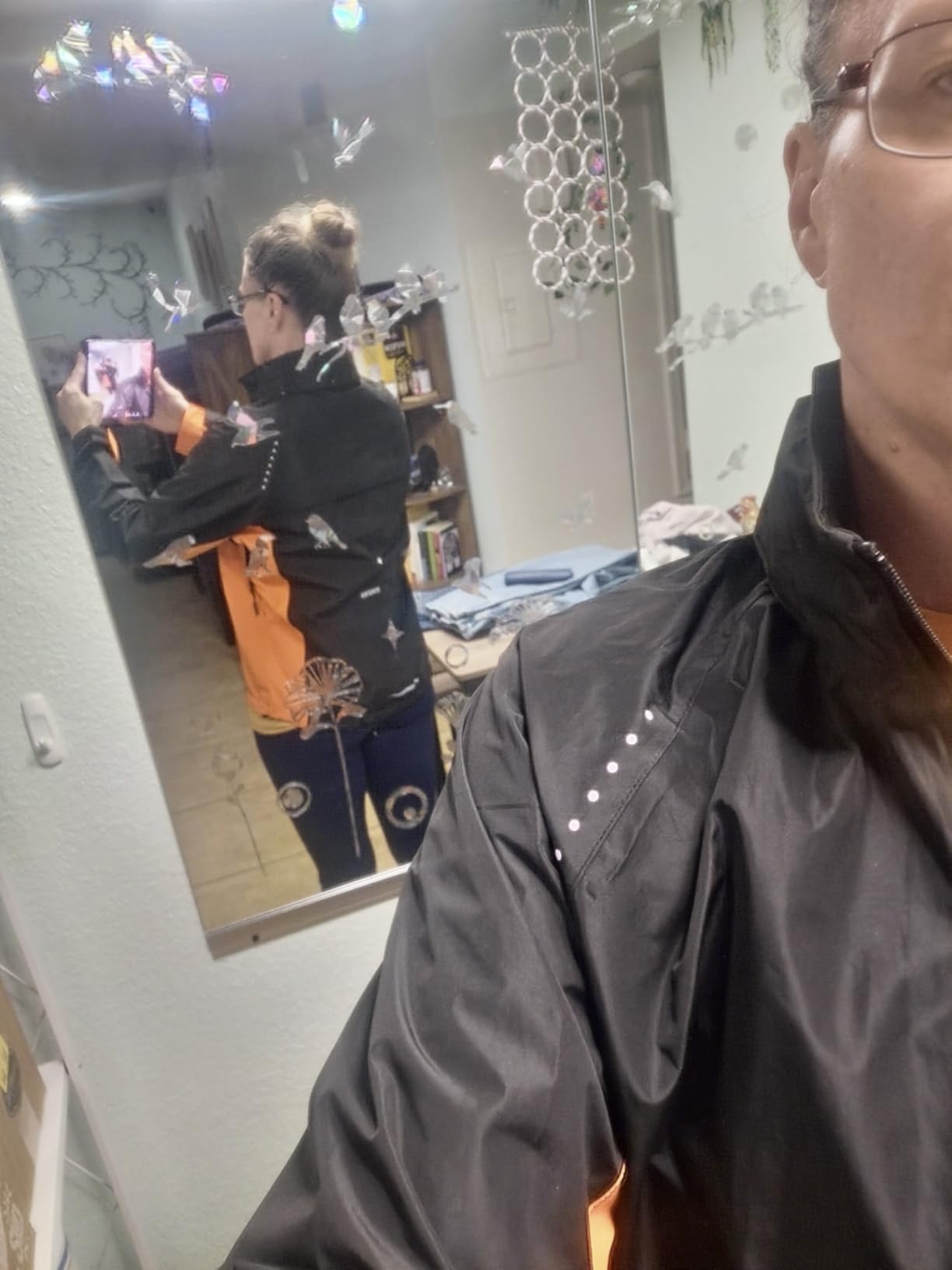 Bikewa Women's Cycling Rain Jackets Waterproof Windbreaker Lightweight Running Windproof Reflective Jacket Packable Hooded customer photo 1