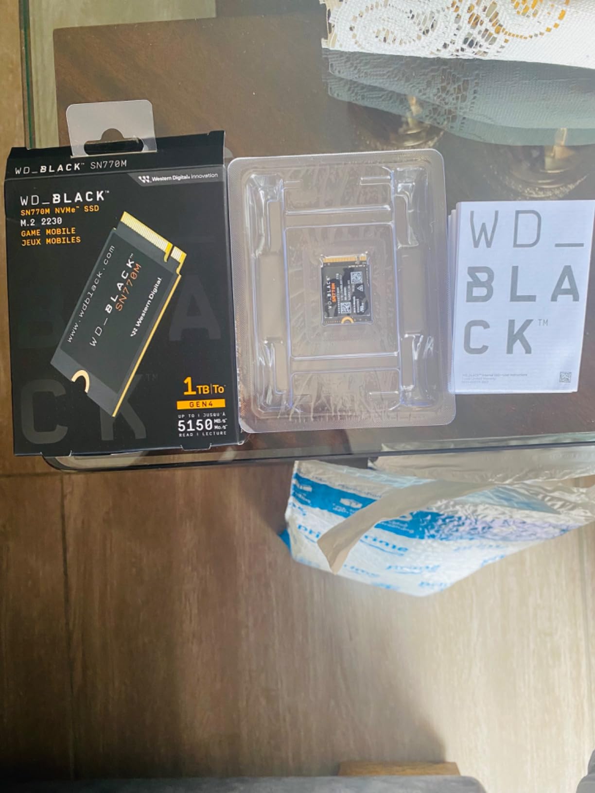 WD_Black SN770M 1TB M.2 2230 NVMeSSD - PCIe Gen 4.0, Speeds up to 5150 MB/s, for Handheld Gaming Devices and Compatible laptops, TLC 3D NAND, Great for Asus ROG Ally, Steam Deck, Microsoft Surface customer photo 2