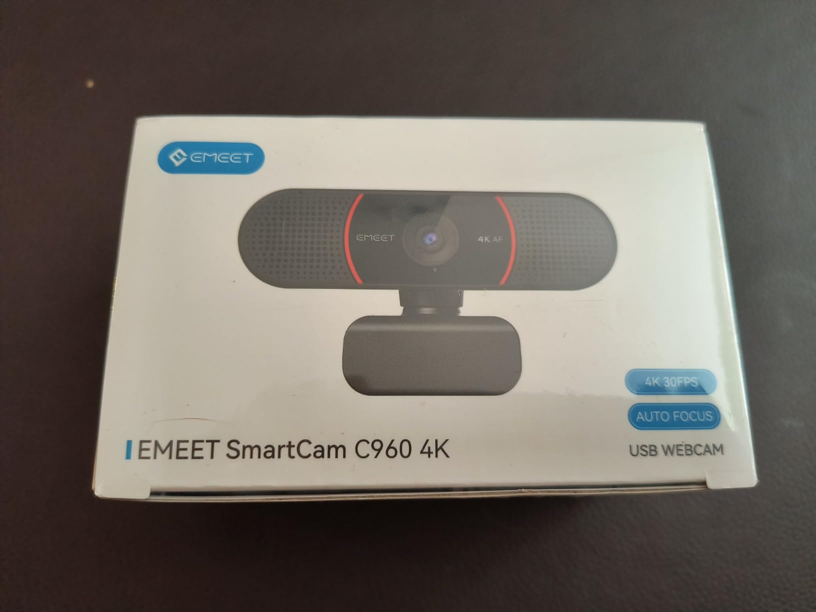 EMEET C960 4K Webcam for PC, PDAF Auto Focus, Dual Omni Mics, 73° FOV customer photo 1