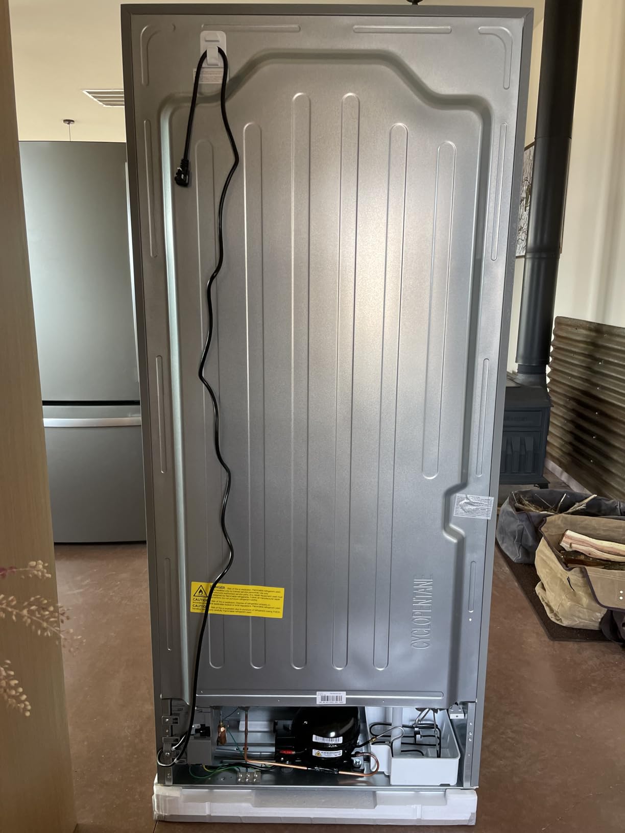 KoolMore 30-Inch and 18.5 cu. ft. Counter Depth French Door Refrigerator with Three Doors and Deep Freezer in Stainless-Steel (KM-RERFDSS-18C) customer photo 2