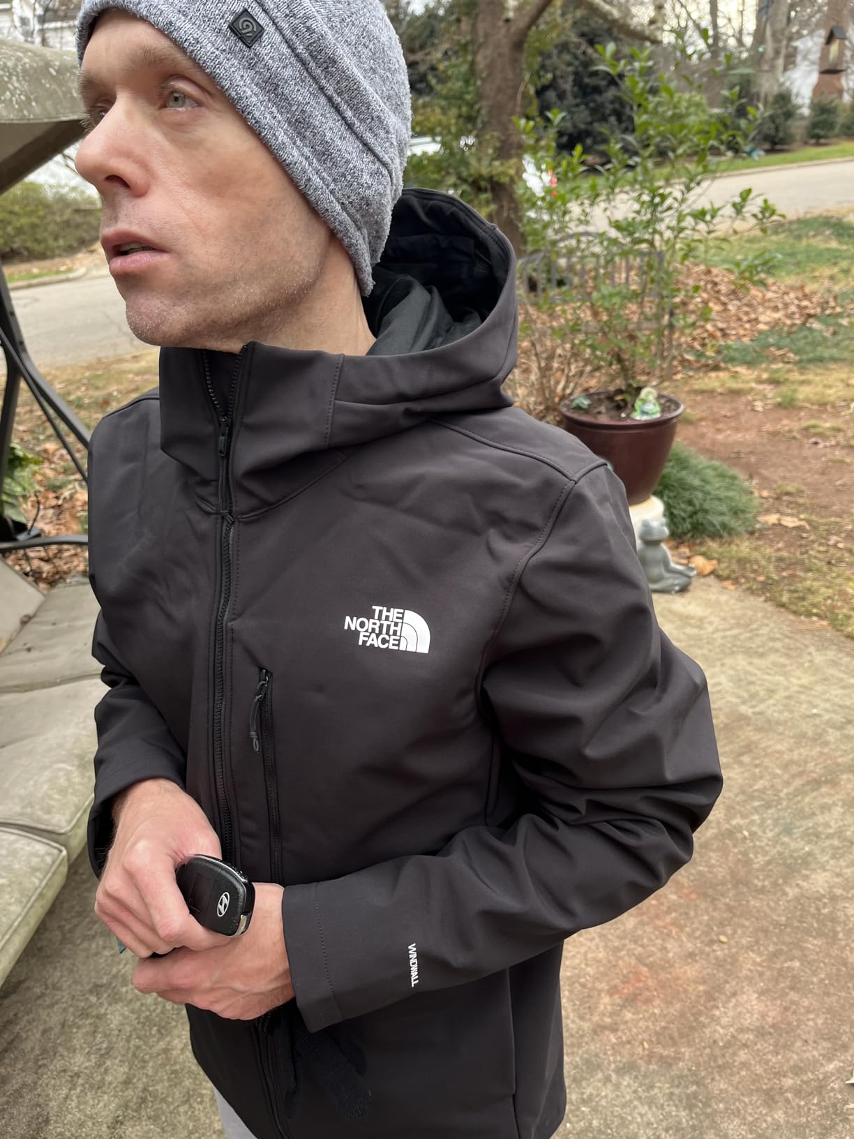 The North Face Men’s Apex Bionic 3 DWR Softshell Hooded Jacket - PFAS Free customer photo 2