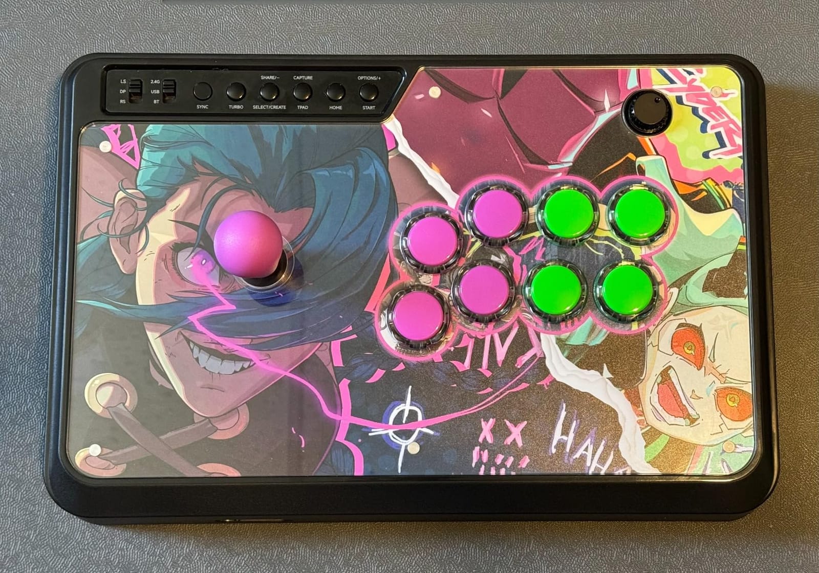 MAYFLASH Arcade Stick F700 for PS5, PS4, Switch, Switch 2, Windows, Apple, Android and more. Fight Stick Support Wireless Bluetooth, 2.4G Receiver and Wired Connection customer photo 1
