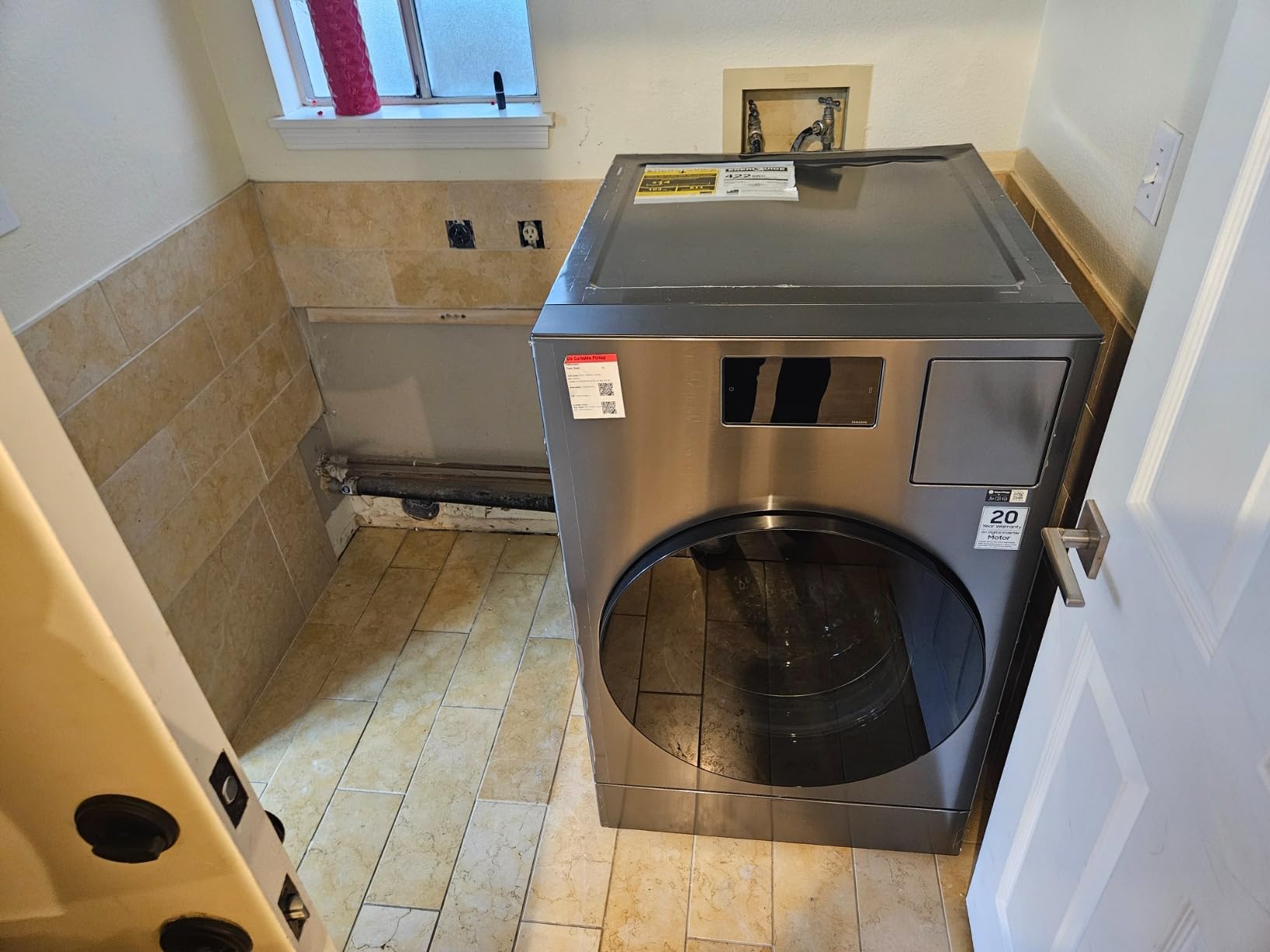 Washer and Dryer Pedestals with Drain Pan & Hose - 27
