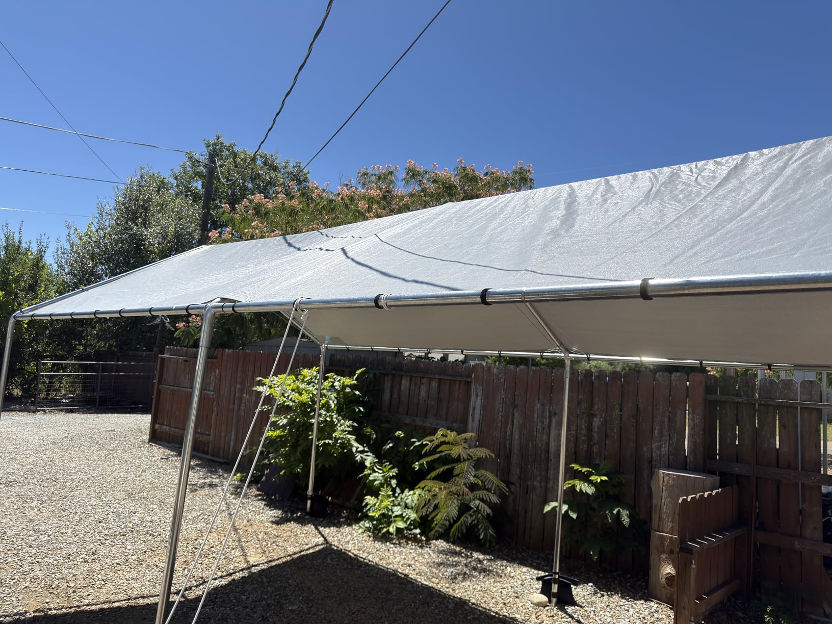 Quictent 10x15 ft Heavy Duty Car Canopy Galvanized Frame Carport Outdoor Party Tent Boat Shelter with 3 Reinforced Steel Cables - Green customer photo 1