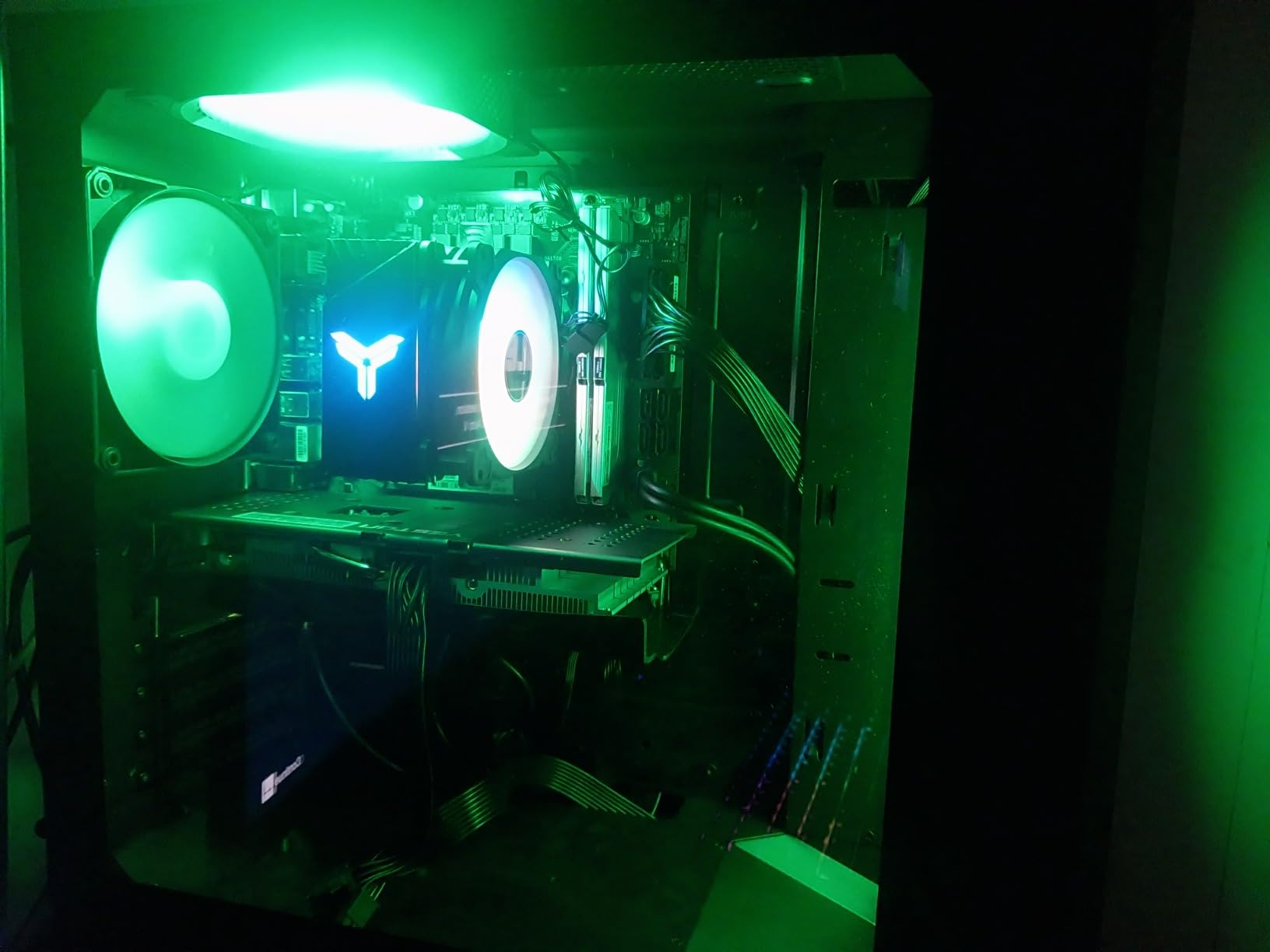MXZ Gaming PC Desktop Computer,I5 12400F 4.4GHz,RTX4060,16GB DDR4 3200,NVME 500GB SSD,6RGB Fans,Win 11 Pro Ready(I5 12400F | RTX4060) customer photo 1