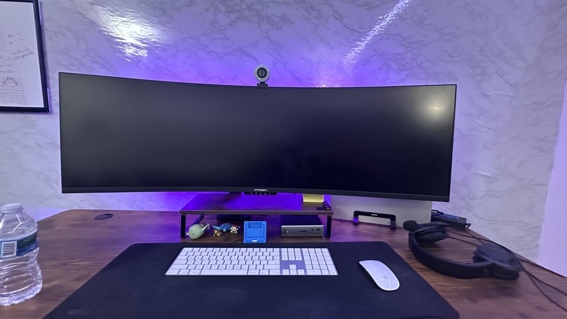 ARES WING Ultrawide Monitor Desk Arm for 17 to 49 Inch Screen, Holds 44 Lbs customer photo 1