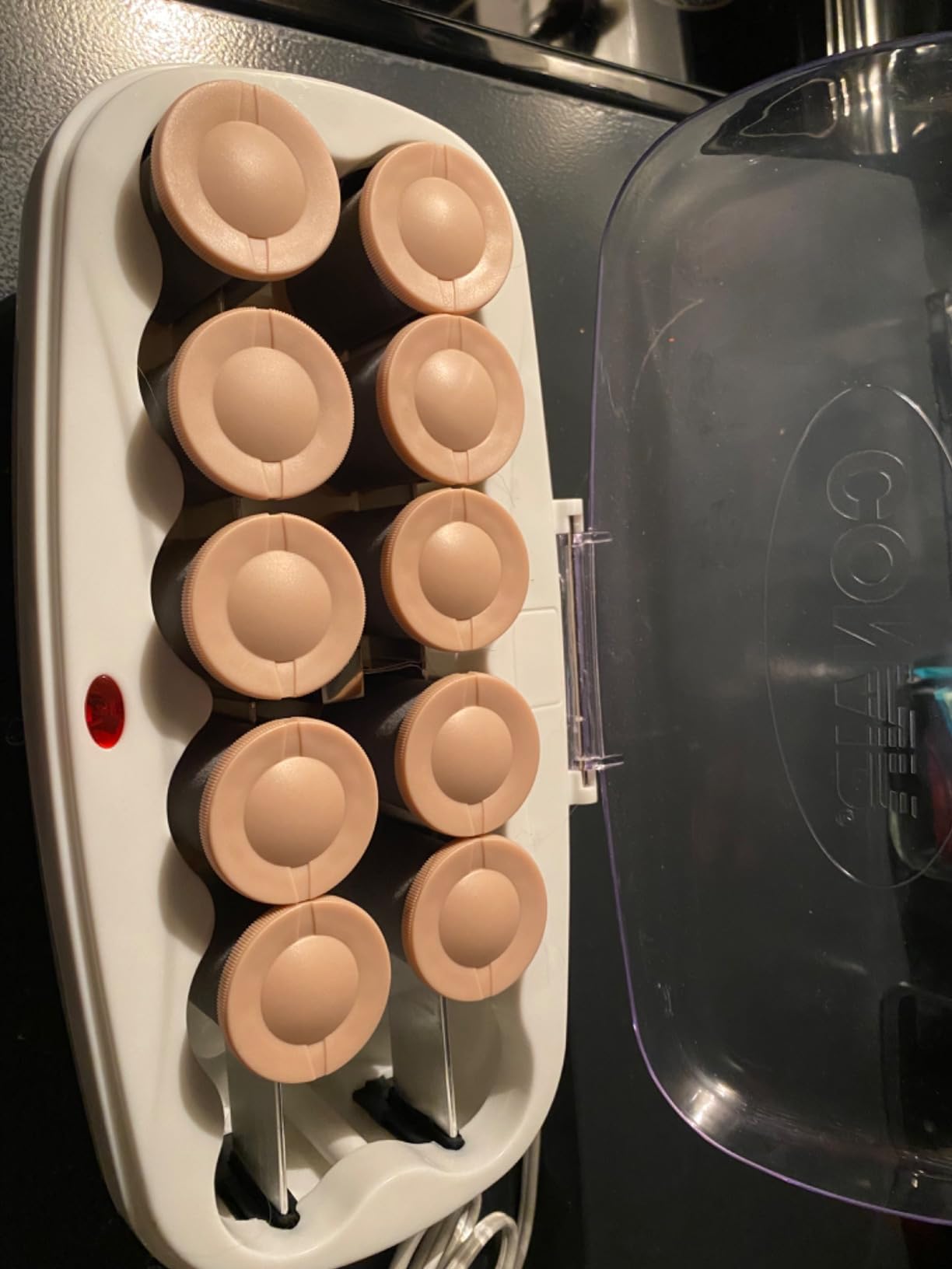 Conair Velvet Flocked Jumbo Hot Rollers Set customer photo 1