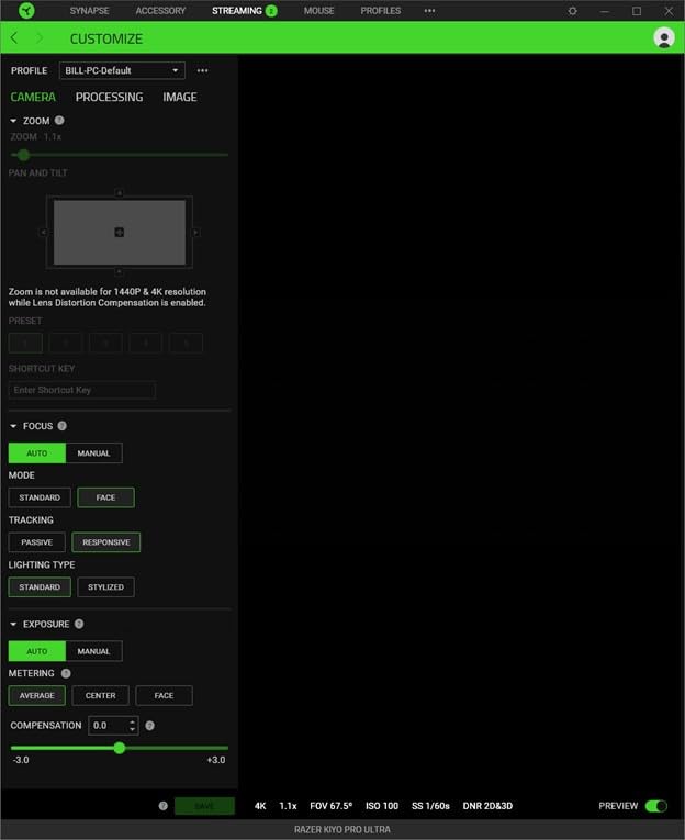 Razer Kiyo Pro Ultra 4K Webcam, Large Sensor, Built-in Mic and Shutter customer photo 1
