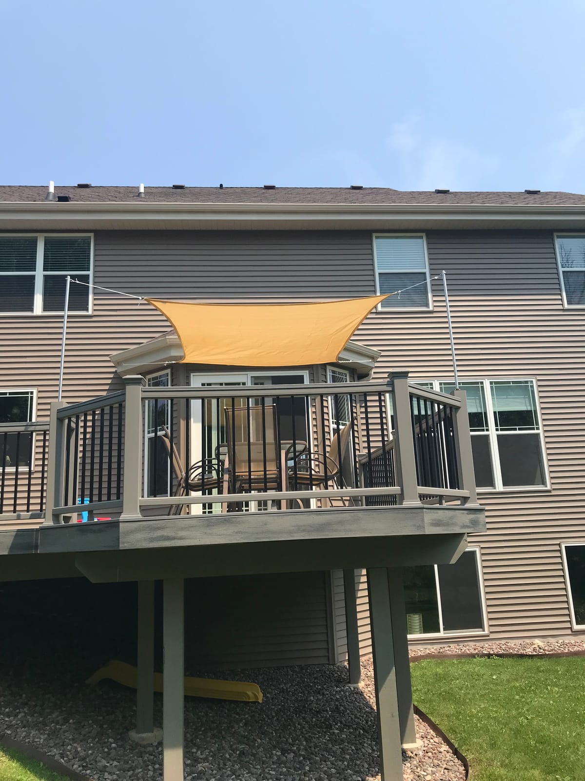 KANAGAWA 16'x20' Sun Shade Sail Sand Curved Rectangle customer photo 1