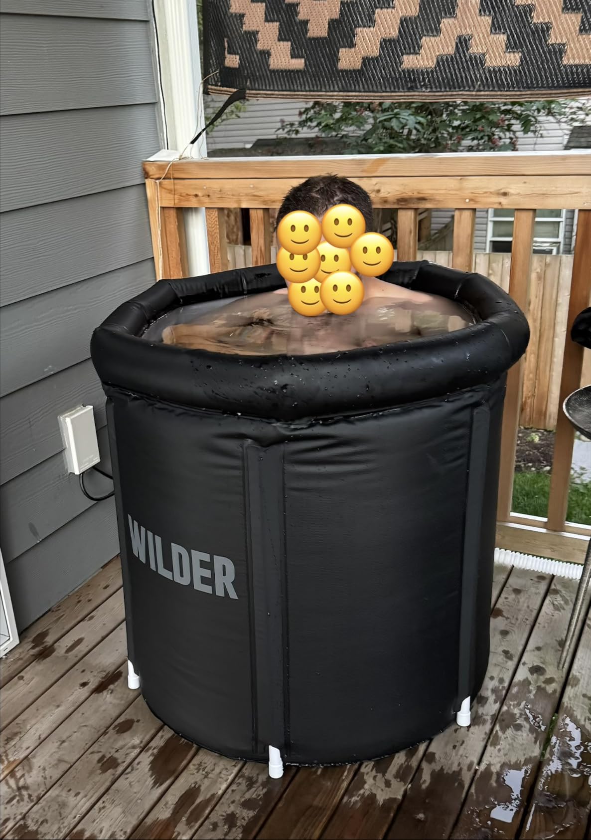Wilder XL Ice Bath Cold Plunge – 86 Gallon Portable Ice Bath Tub for Recovery and Cold Water Therapy – Triple Insulated customer photo 1