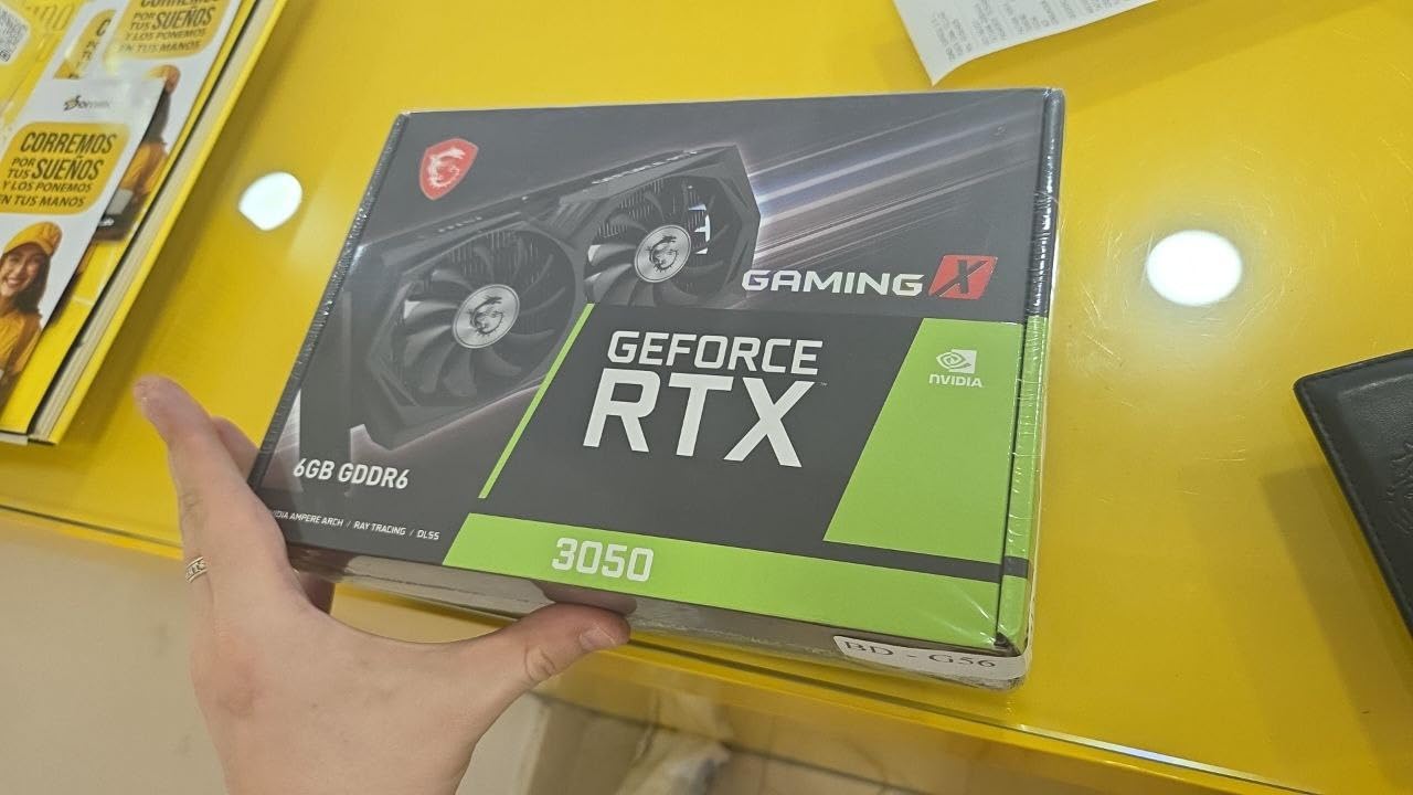 msi Gaming GeForce RTX 3050, Desktop, 6G Graphics Card (Nvidia, 96-Bit, Boost Clock: 1507 MHz, 6GB GDDR6 14 Gbps, HDMI/DP, Ampere Architecture) customer photo 1