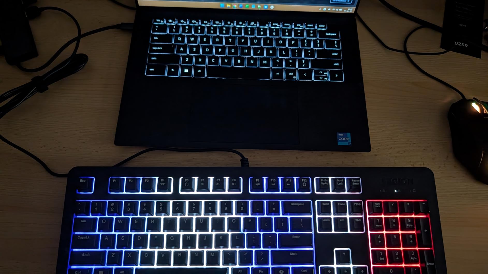 Lenovo Legion K310 RGB Wired Gaming Keyboard - Ultra-Fast Reaction Time with Tactile Keys, Quiet Key Membrane Switches, Silent Operation, RGB Illumination - Water Resistant & Compact Design customer photo 1