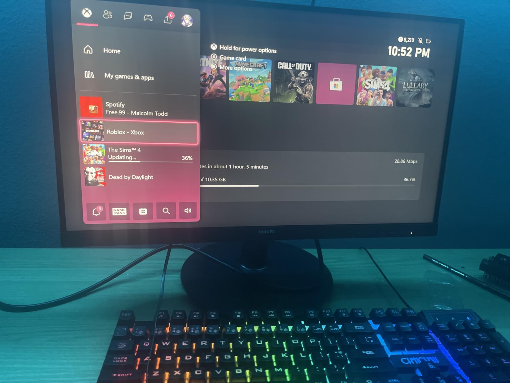 Philips 22 Inch Computer Monitor FHD 100Hz VA VESA Flicker-Free, 221V8LB customer photo 1