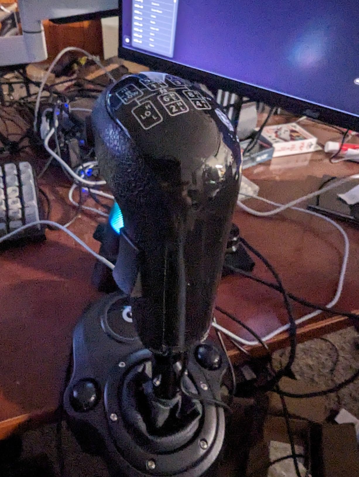 ATS Shifter for PC American Truck Simulator Accessories Sim Shifter Accessories USB Shift Knob for ATS ETS2 Compatible with Logitech G27 G29 G920 G25 G923 Moza HGP Thrustmaster TH8A Fanatec SQ PXN A7 customer photo 1