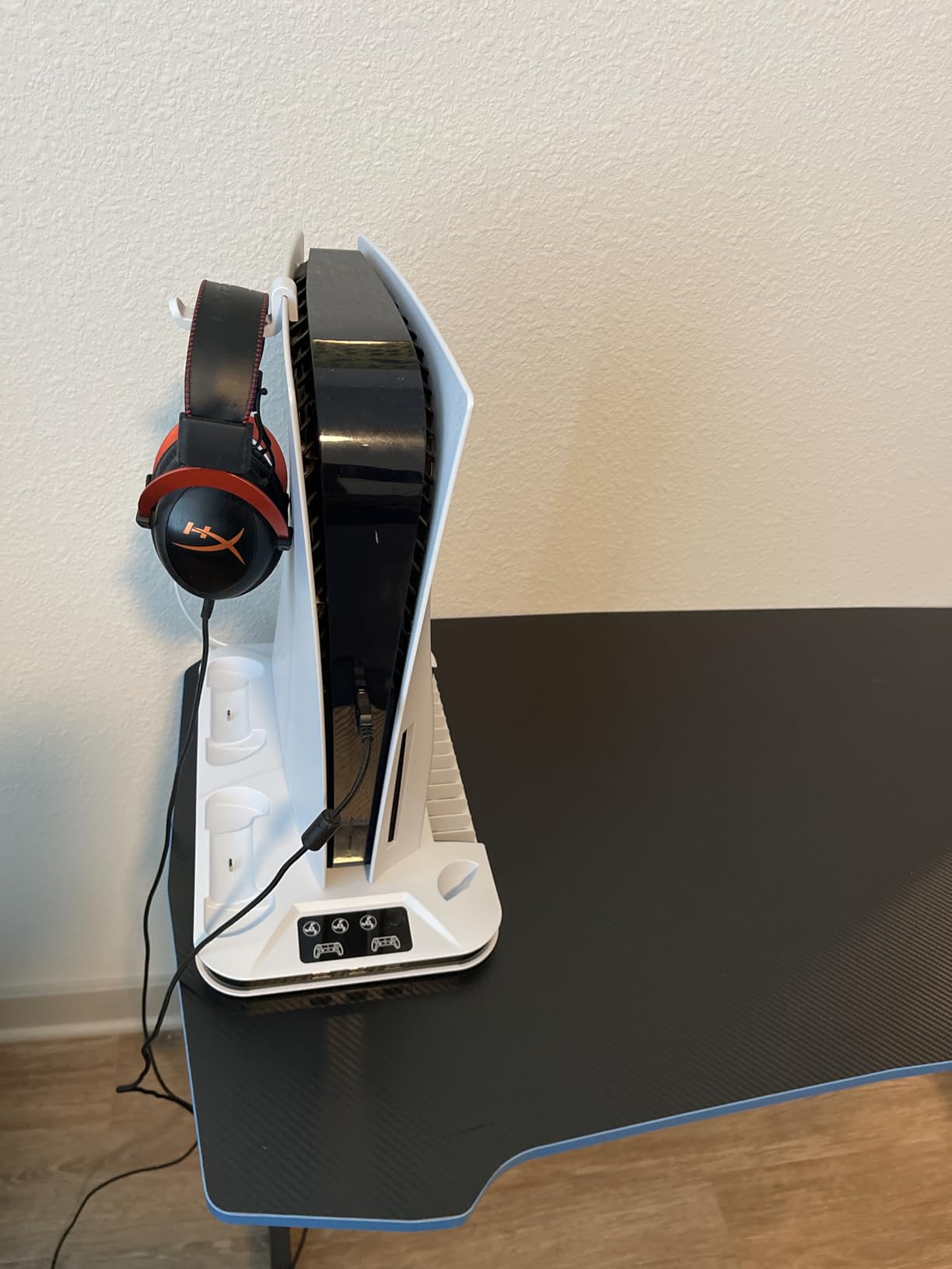 PS5/Slim/Pro Cooling Station with Controller Charging Station for Playstation 5 Slim&Standard&Pro Disc/Digital Console, PS5 Pro Stand Cooler Accessories Incl Cooling Fan/3 USB Hubs customer photo 2