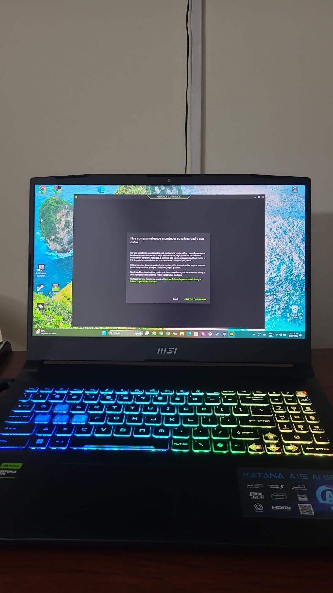 msi Katana A15 AI Gaming Laptop 15.6” QHD 165Hz – Ryzen 9-8945HS, RTX 4070, 32GB DDR5, 1TB SSD, Cooler Boost 5, Windows 11: Black B8VG-450US customer photo 1