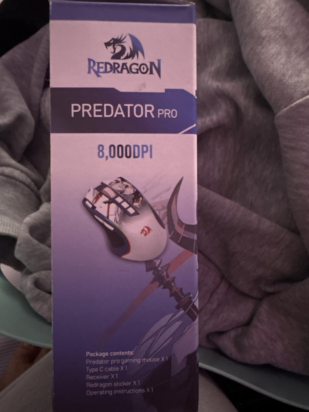 Redragon M612 Wireless RGB Optical Gaming Mouse 8000 DPI Remapping Keys customer photo 1