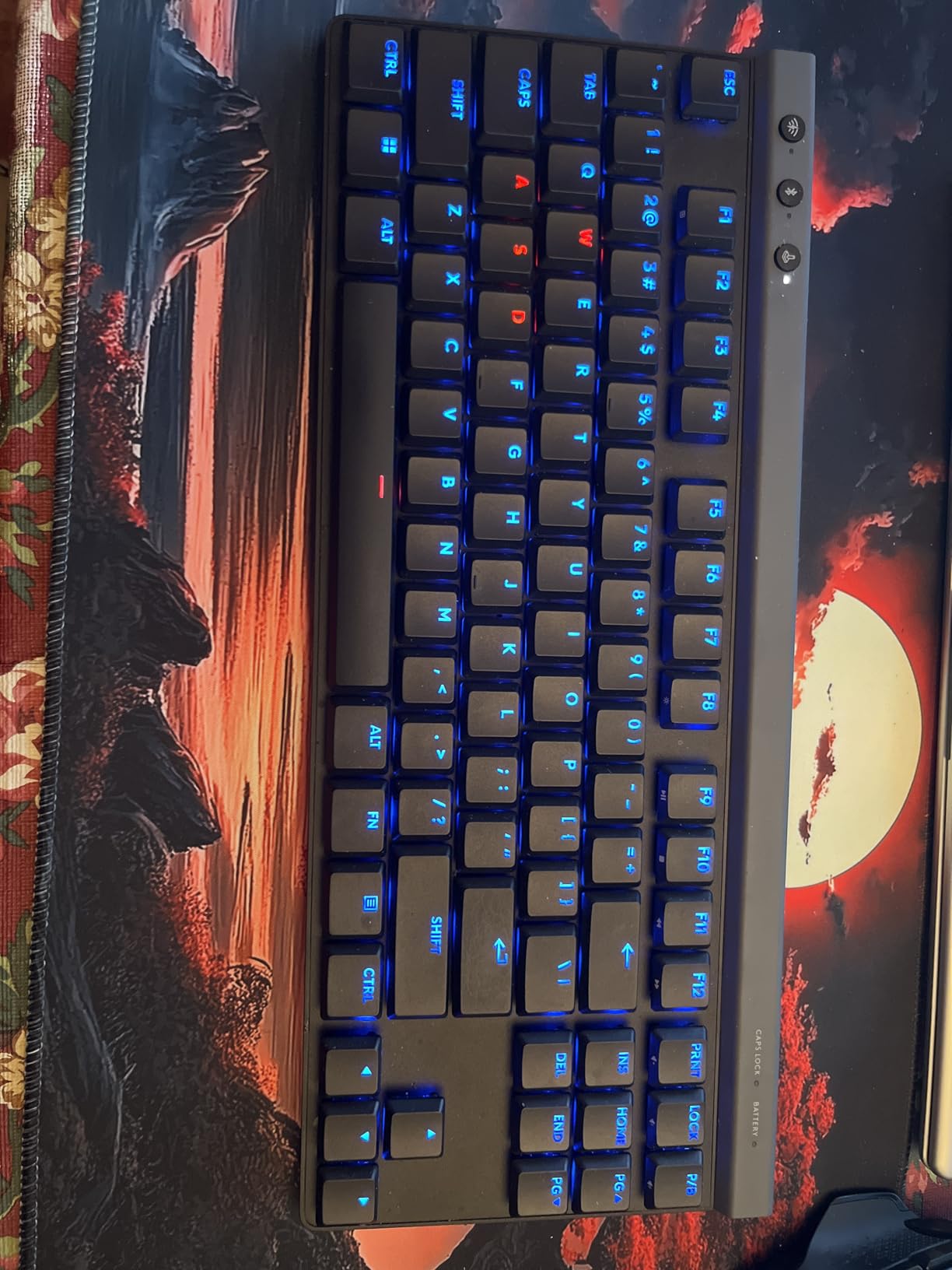 Logitech G515 Lightspeed TKL Wireless Gaming Keyboard (Tactile) - Black customer photo 1