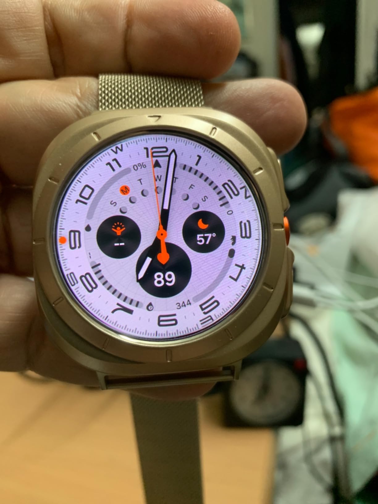 Samsung Galaxy Watch Ultra (2024) 47mm LTE AI Smartwatch w/Energy Score, Wellness Tips, Heart Rate Tracking, Sleep Monitor, Fitness Tracker, GPS, Titanium Gray [US Version, 1Yr Manufacturer Warranty] customer photo 1