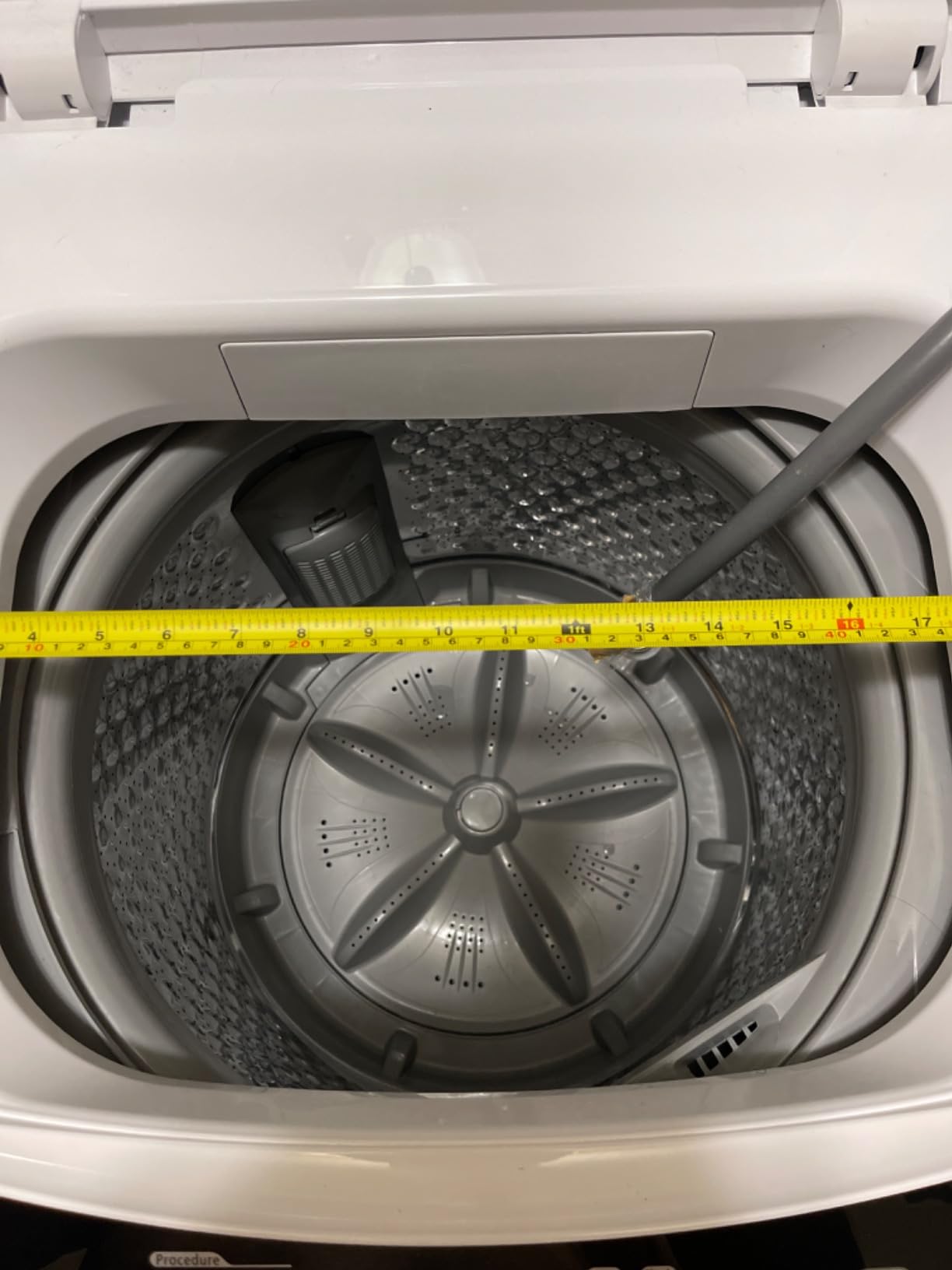 BLACK+DECKER 4.5 Cu. Ft. Front Load Washer, 120V, BFLW45M, White customer photo 2