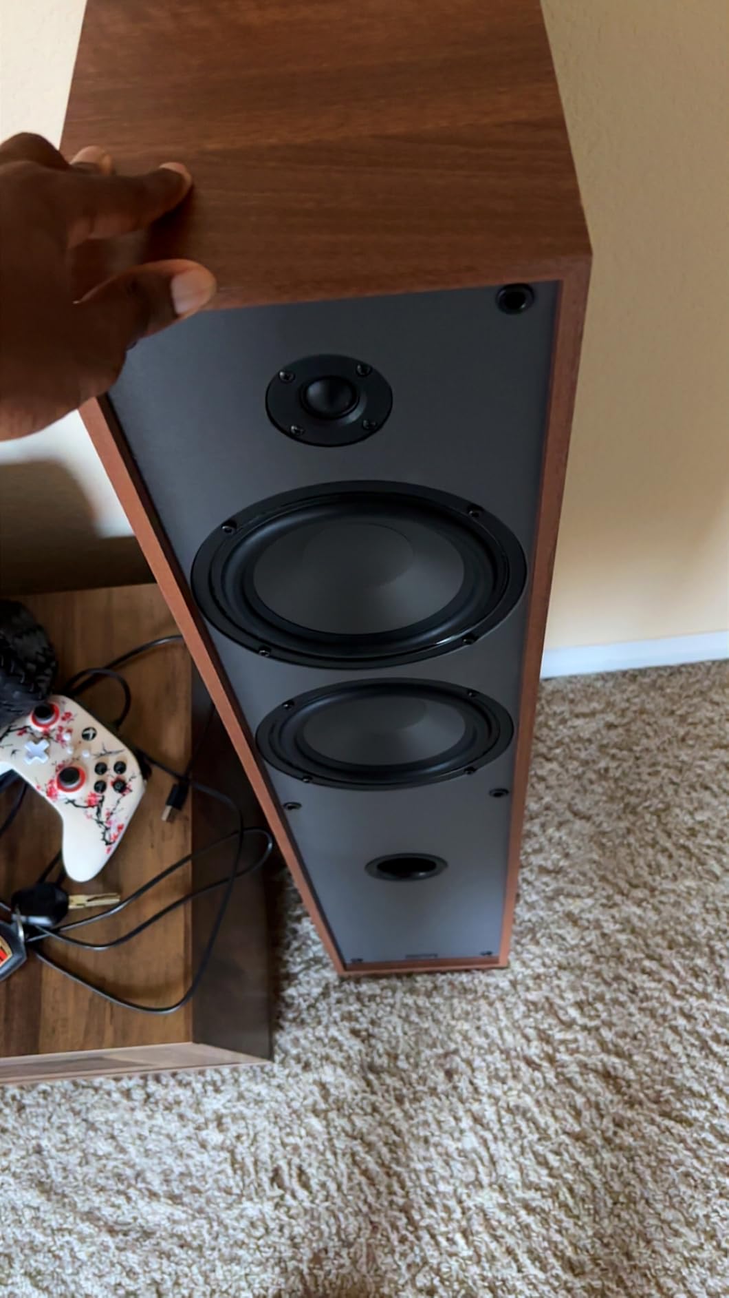 Dayton Audio Classic T65 Floor-Standing Tower Speaker Pair (Wood) customer photo 2