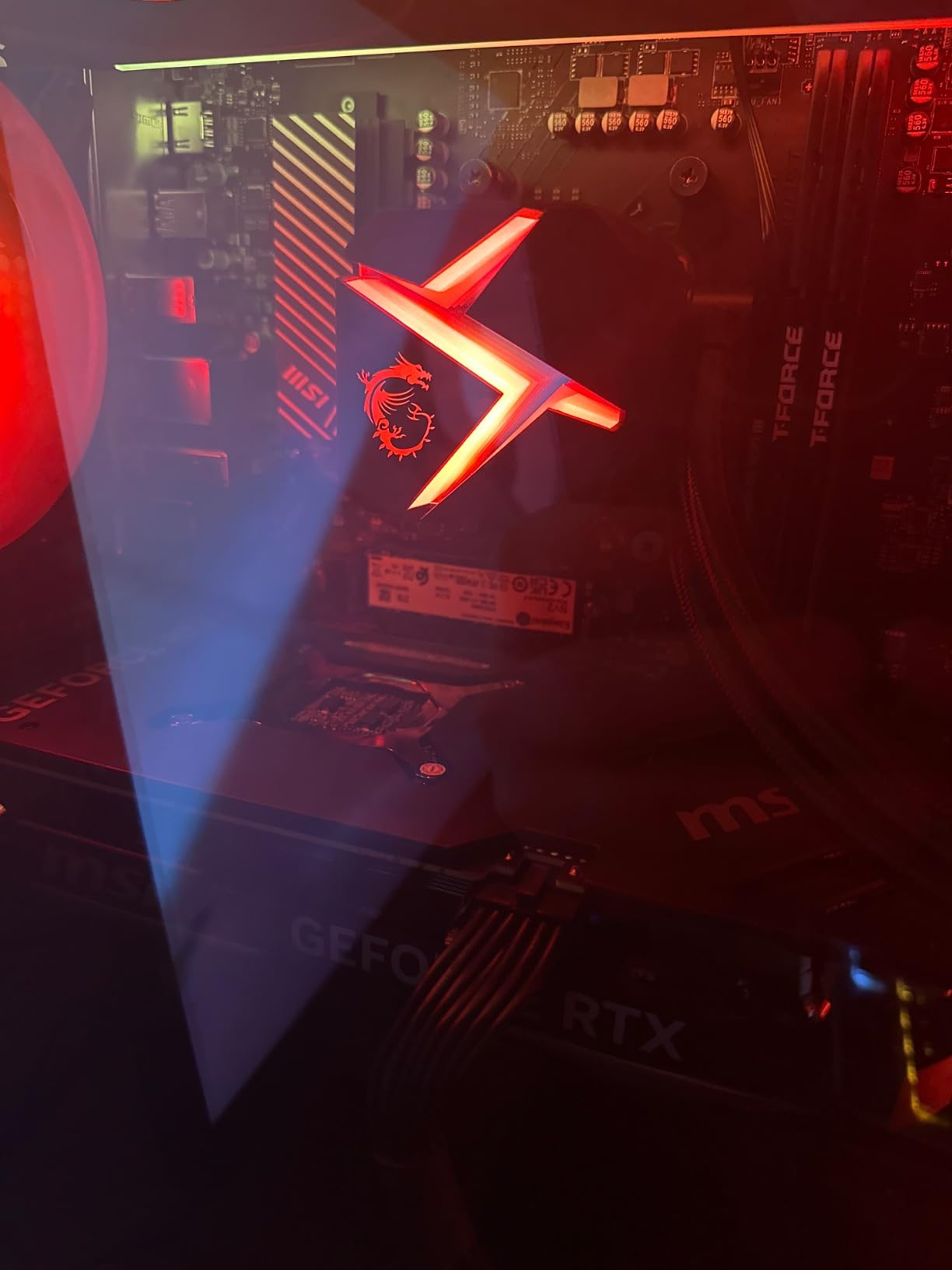 msi Aegis ZS2 Gaming Desktop: AMD Ryzen R9-7900X, GeForce RTX 4070 Super, 32GB DDR5, 2TB M.2 NVMe, Liquid Cooling, 80+ Gold PSU, WiFi 6E, Keyboard & Mouse, DIY Friendly, Windows 11 Home: B7NUE-853US customer photo 2