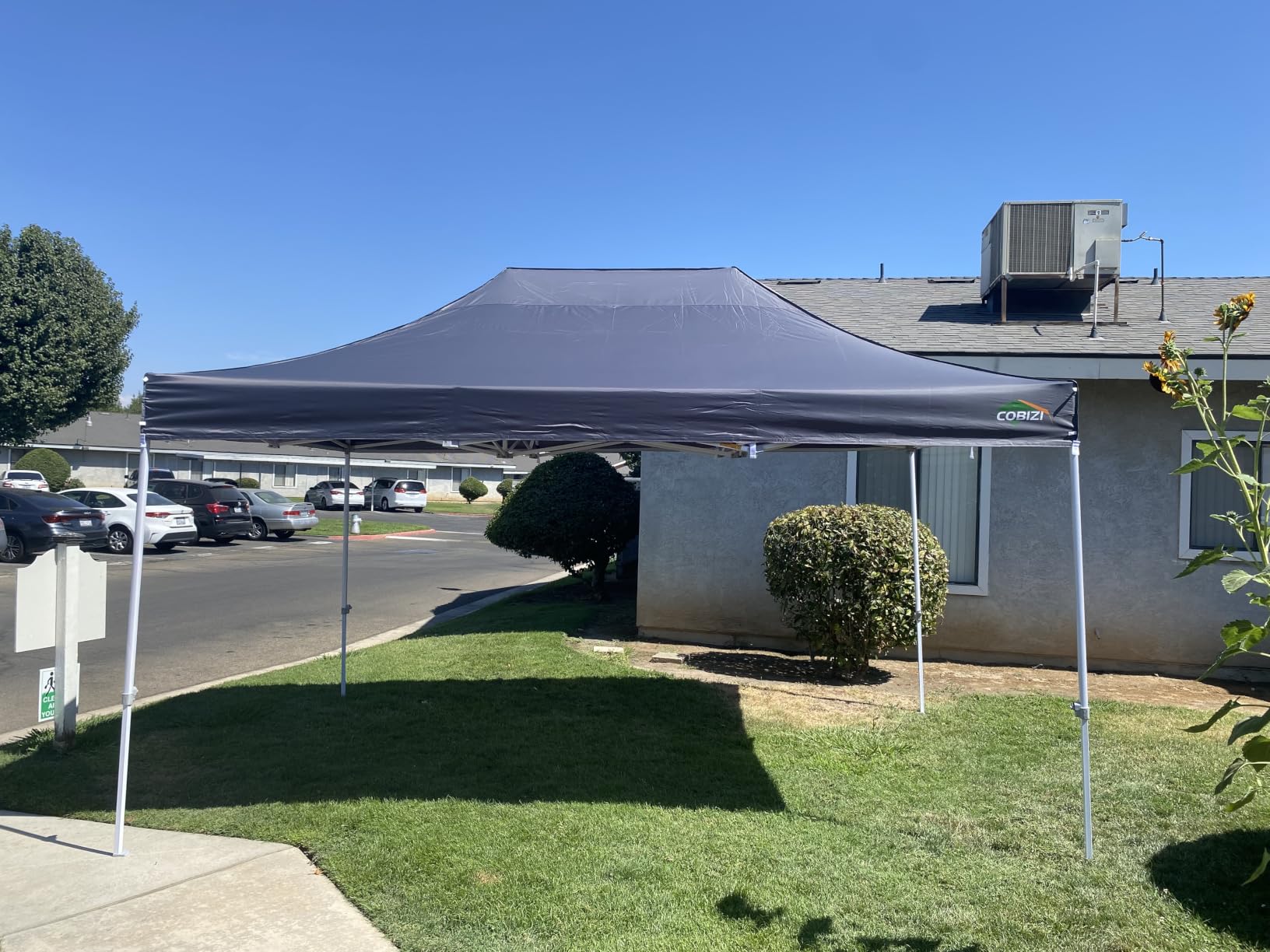 COBIZI 10x15 Heavy Duty Pop Up Canopy Tent with Mosquito Netting Sidewalls customer photo 1